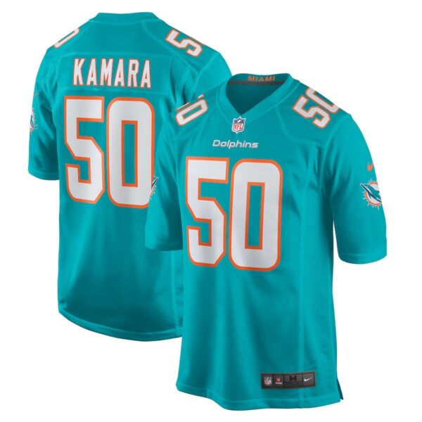 Mohamed Kamara Miami Dolphins Nike  Game Jersey -  Aqua photo 1 Jersey4u