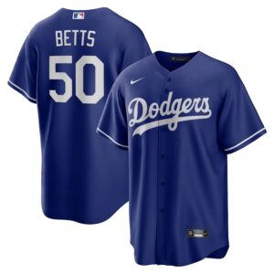 Mookie Betts Los Angeles Dodgers Nike Alternate Jersey4u Player Name Jersey - Royal photo 1 Jersey4u