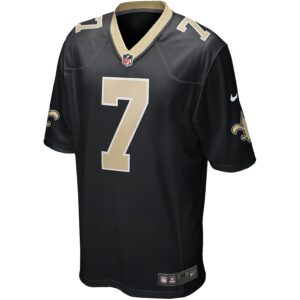 Morten Andersen New Orleans Saints Nike Game Retired Player Jersey - Black photo 2 Jersey4u