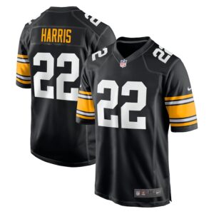 Najee Harris Pittsburgh Steelers Nike Home Player Game Jersey - Black photo 1 Jersey4u