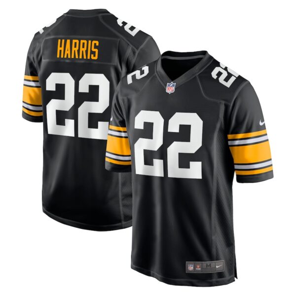 Najee Harris Pittsburgh Steelers Nike Home Player Game Jersey - Black photo 1 Jersey4u