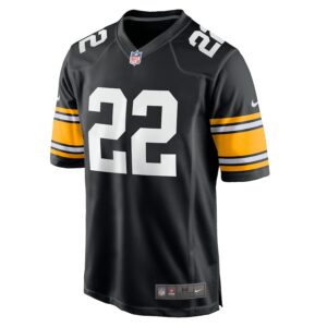 Najee Harris Pittsburgh Steelers Nike Home Player Game Jersey - Black photo 2 Jersey4u