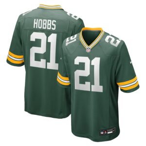 Nate Hobbs Green Bay Packers Nike Team Game Jersey -  Green photo 1 Jersey4u