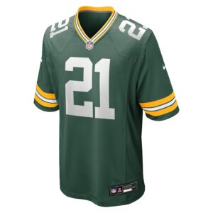 Nate Hobbs Green Bay Packers Nike Team Game Jersey -  Green photo 2 Jersey4u