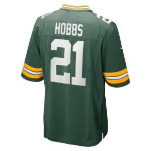 Nate Hobbs Green Bay Packers Nike Team Game Jersey -  Green photo 3 Jersey4u