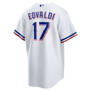 Nathan Eovaldi Texas Rangers Nike Home Jersey4u Jersey - White photo 3 Jersey4u