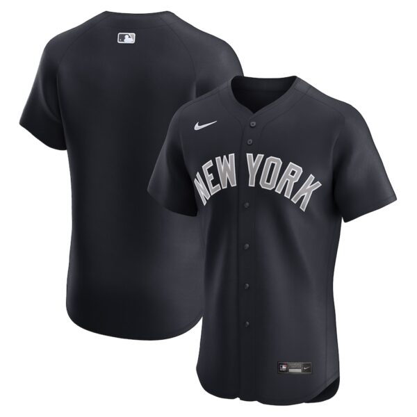 New York Yankees Nike Elite Jersey - Navy photo 1 Jersey4u