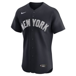 New York Yankees Nike Elite Jersey - Navy photo 2 Jersey4u