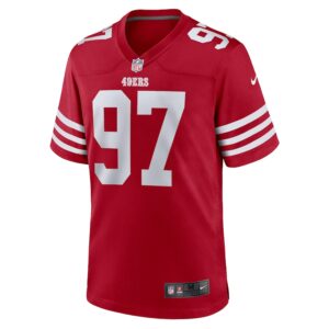 Nick Bosa San Francisco 49ers Nike Player Game Jersey - Scarlet photo 2 Jersey4u