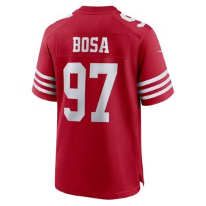 Nick Bosa San Francisco 49ers Nike Player Game Jersey - Scarlet photo 3 Jersey4u
