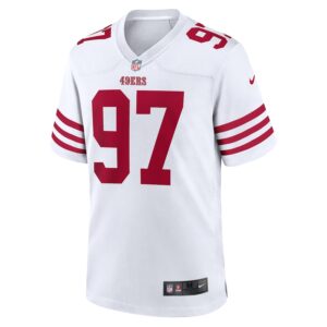 Nick Bosa San Francisco 49ers Nike Player Game Jersey - White photo 2 Jersey4u