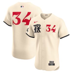 Nolan Ryan Texas Rangers Nike City Connect Retired Elite Jersey - Cream photo 1 Jersey4u
