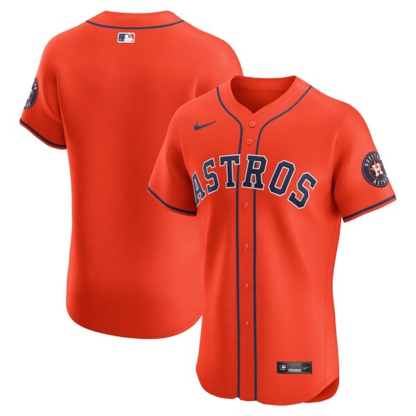 Houston Astros Nike Alternate Elite Jersey - Orange photo 1 Jersey4u