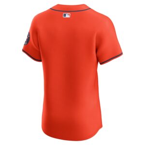 Houston Astros Nike Alternate Elite Jersey - Orange photo 3 Jersey4u