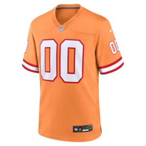 Tampa Bay Buccaneers Nike Custom Throwback Game Jersey - Orange photo 2 Jersey4u