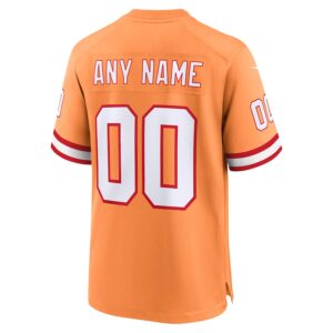 Tampa Bay Buccaneers Nike Custom Throwback Game Jersey - Orange photo 3 Jersey4u