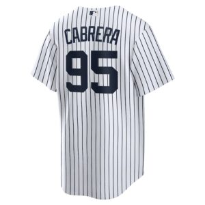 Oswaldo Cabrera New York Yankees Nike Home Jersey4u Jersey - White photo 3 Jersey4u
