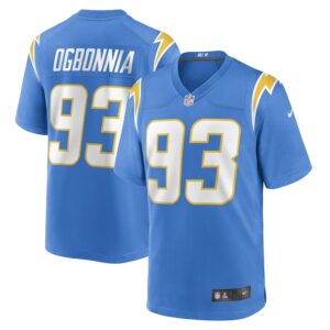 Otito Ogbonnia Los Angeles Chargers Nike Game Player Jersey - Powder Blue photo 1 Jersey4u