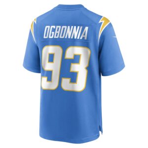 Otito Ogbonnia Los Angeles Chargers Nike Game Player Jersey - Powder Blue photo 3 Jersey4u