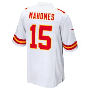 Patrick Mahomes Kansas City Chiefs Nike  Game Jersey -  White photo 3 Jersey4u