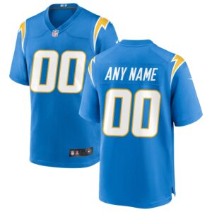 Los Angeles Chargers Nike Custom Game Jersey - Powder Blue photo 1 Jersey4u