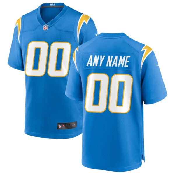 Los Angeles Chargers Nike Custom Game Jersey - Powder Blue photo 1 Jersey4u