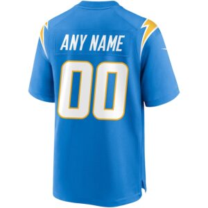 Los Angeles Chargers Nike Custom Game Jersey - Powder Blue photo 3 Jersey4u