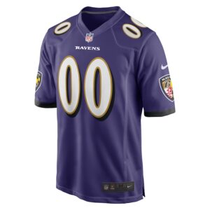 Baltimore Ravens Nike Custom Game Jersey - Purple photo 2 Jersey4u