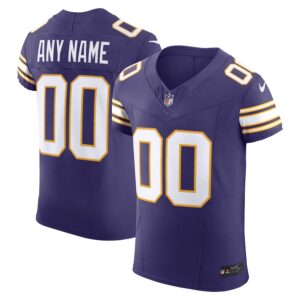 Minnesota Vikings Nike Vapor F.U.S.E. Elite Custom Jersey - Purple photo 1 Jersey4u