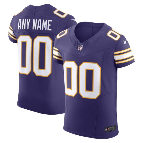 Minnesota Vikings Nike Vapor F.U.S.E. Elite Custom Jersey - Purple photo 1 Jersey4u