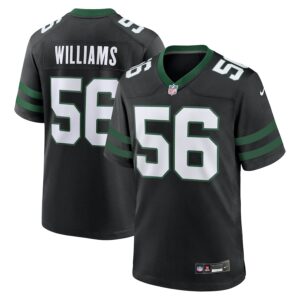 Quincy Williams New York Jets Nike Alternate Game Jersey - Legacy Black photo 1 Jersey4u