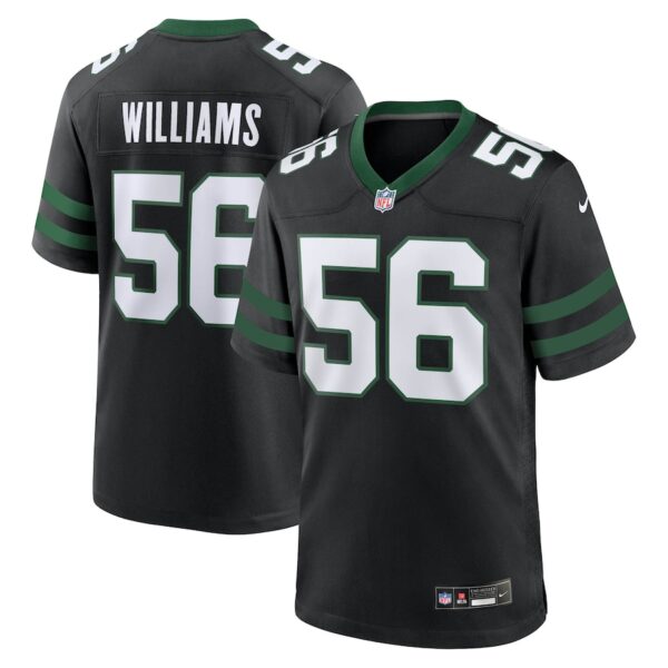 Quincy Williams New York Jets Nike Alternate Game Jersey - Legacy Black photo 1 Jersey4u