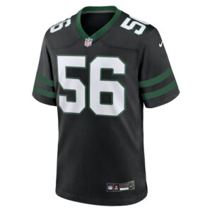 Quincy Williams New York Jets Nike Alternate Game Jersey - Legacy Black photo 2 Jersey4u