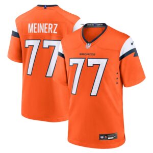 Quinn Meinerz Denver Broncos Nike Team Game Jersey -  Orange photo 1 Jersey4u