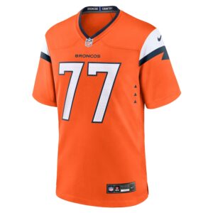 Quinn Meinerz Denver Broncos Nike Team Game Jersey -  Orange photo 2 Jersey4u