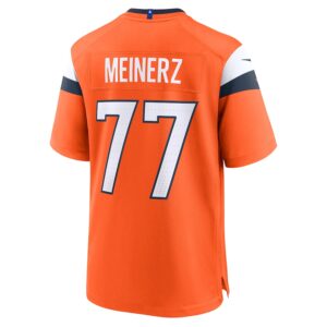 Quinn Meinerz Denver Broncos Nike Team Game Jersey -  Orange photo 3 Jersey4u