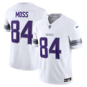 Randy Moss Minnesota Vikings Nike Alternate Vapor F.U.S.E. Retired Player Limited Jersey - White photo 1 Jersey4u