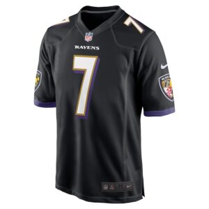Rashod Bateman Baltimore Ravens Nike Game Player Jersey - Black photo 2 Jersey4u