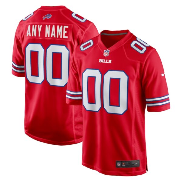 Buffalo Bills Nike Alternate Custom Game Jersey - Red photo 1 Jersey4u