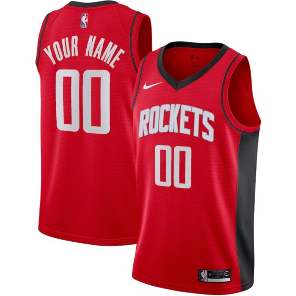 Houston Rockets Nike Custom Swingman Jersey - Icon Edition - Red photo 1 Jersey4u