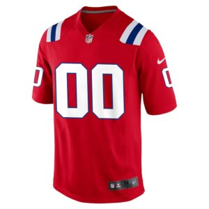 New England Patriots Nike Alternate Custom Jersey - Red photo 2 Jersey4u