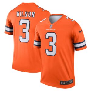 Russell Wilson Denver Broncos Nike Alternate Legend Player Performance Top - Orange photo 1 Jersey4u
