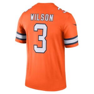 Russell Wilson Denver Broncos Nike Alternate Legend Player Performance Top - Orange photo 3 Jersey4u