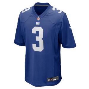 Russell Wilson New York Giants Nike Game Jersey - Royal photo 2 Jersey4u
