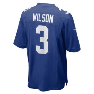 Russell Wilson New York Giants Nike Game Jersey - Royal photo 3 Jersey4u