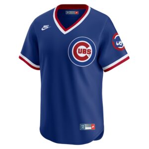 Ryne Sandberg Chicago Cubs Nike Throwback Cooperstown Collection Limited Jersey - Royal photo 2 Jersey4u