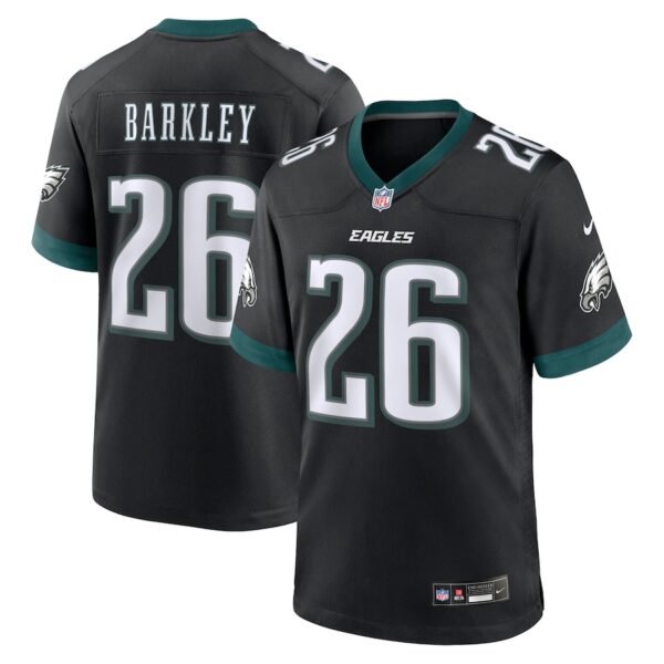 Saquon Barkley Philadelphia Eagles Nike Alternate Game Jersey -  Black photo 1 Jersey4u