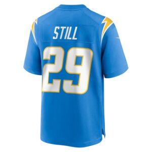 Tarheeb Still Los Angeles Chargers Nike Team Game Jersey -  Powder Blue photo 3 Jersey4u