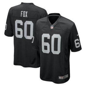 Tomari Fox Las Vegas Raiders Nike Team Game Jersey -  Black photo 1 Jersey4u