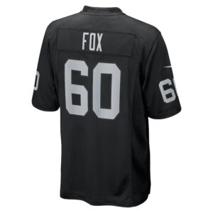 Tomari Fox Las Vegas Raiders Nike Team Game Jersey -  Black photo 3 Jersey4u